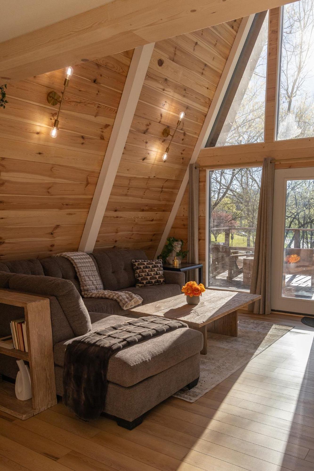 Valhalla Cabins Aframes With Hot Tubs & Sauna Cosby Kültér fotó